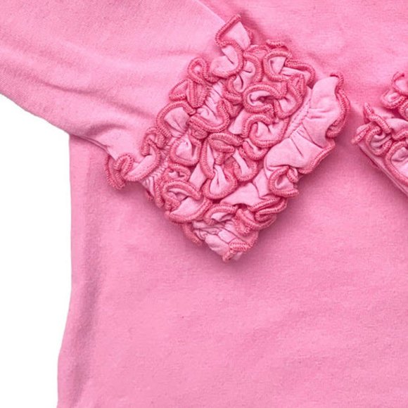 Girls Ruffle T-Shirt - Picture 3 of 4